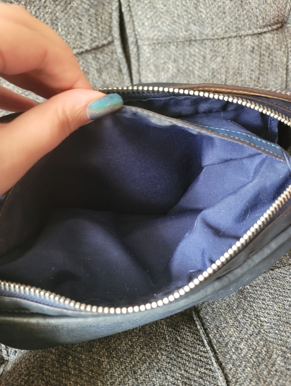 Coach Hampton Perforated Shoulder Bag With Detachable Strap - Picture 16 of 17